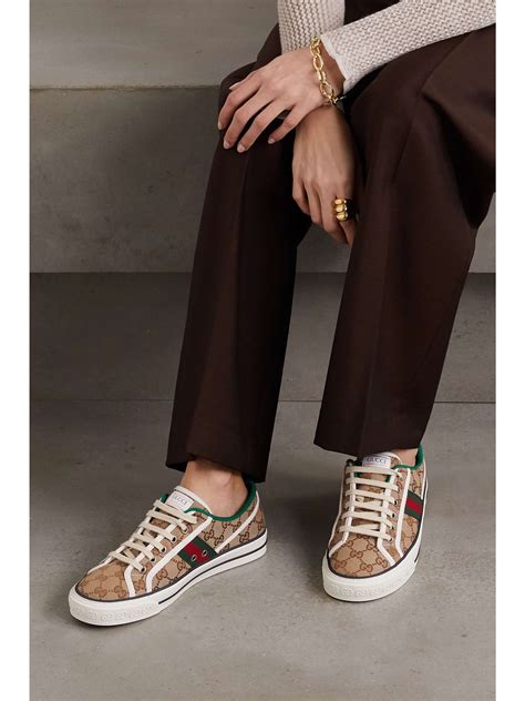 gucci tennis sneakers|gucci 1977 tennis shoes women's.